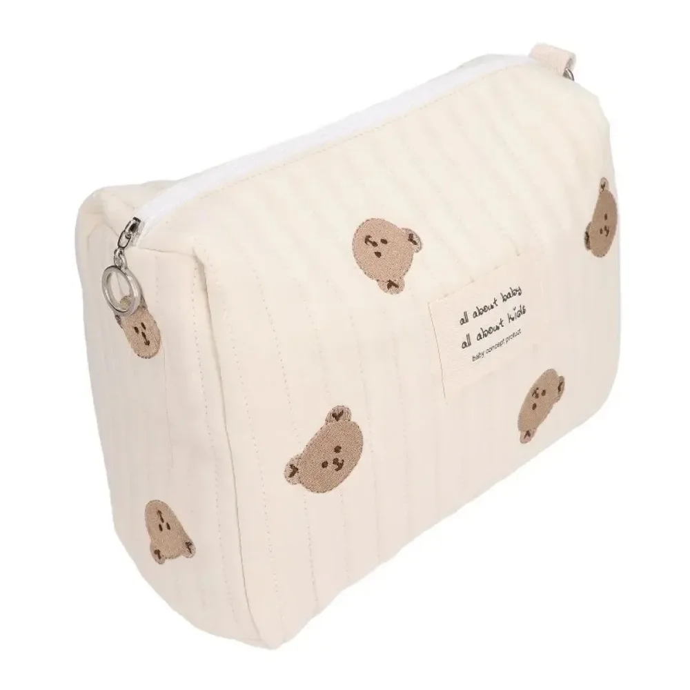 NEW for Mother Travel Large Capacity Convenient Reusable Baby Bottle Bag Cotton Cloth Portable Cute Pattern