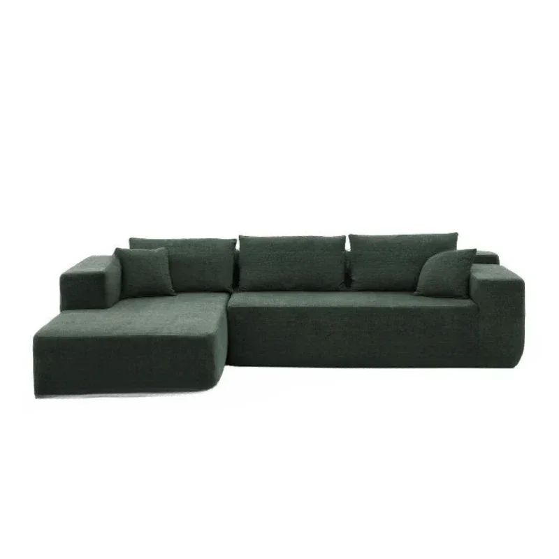 

Compressed roll bag module combination sofa integrated sponge minimalist living room lamb wool