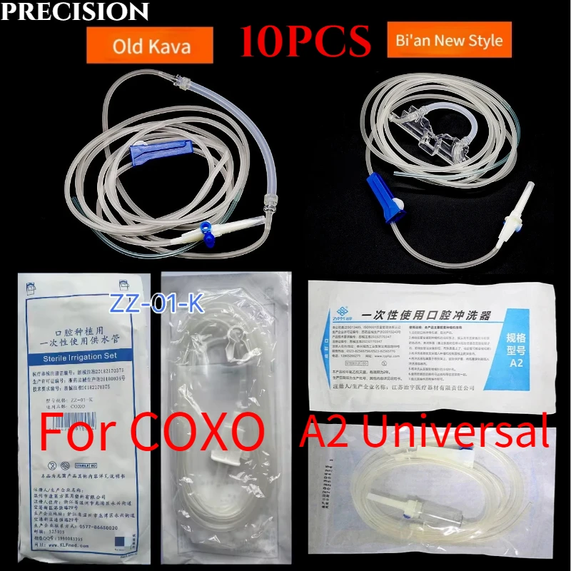10Pcs Dental Flush Hose COXO Dental Implant Surgical Flushing Disposable  Transparent Irrigation Tube Fit for W&H/KAVO/COXO