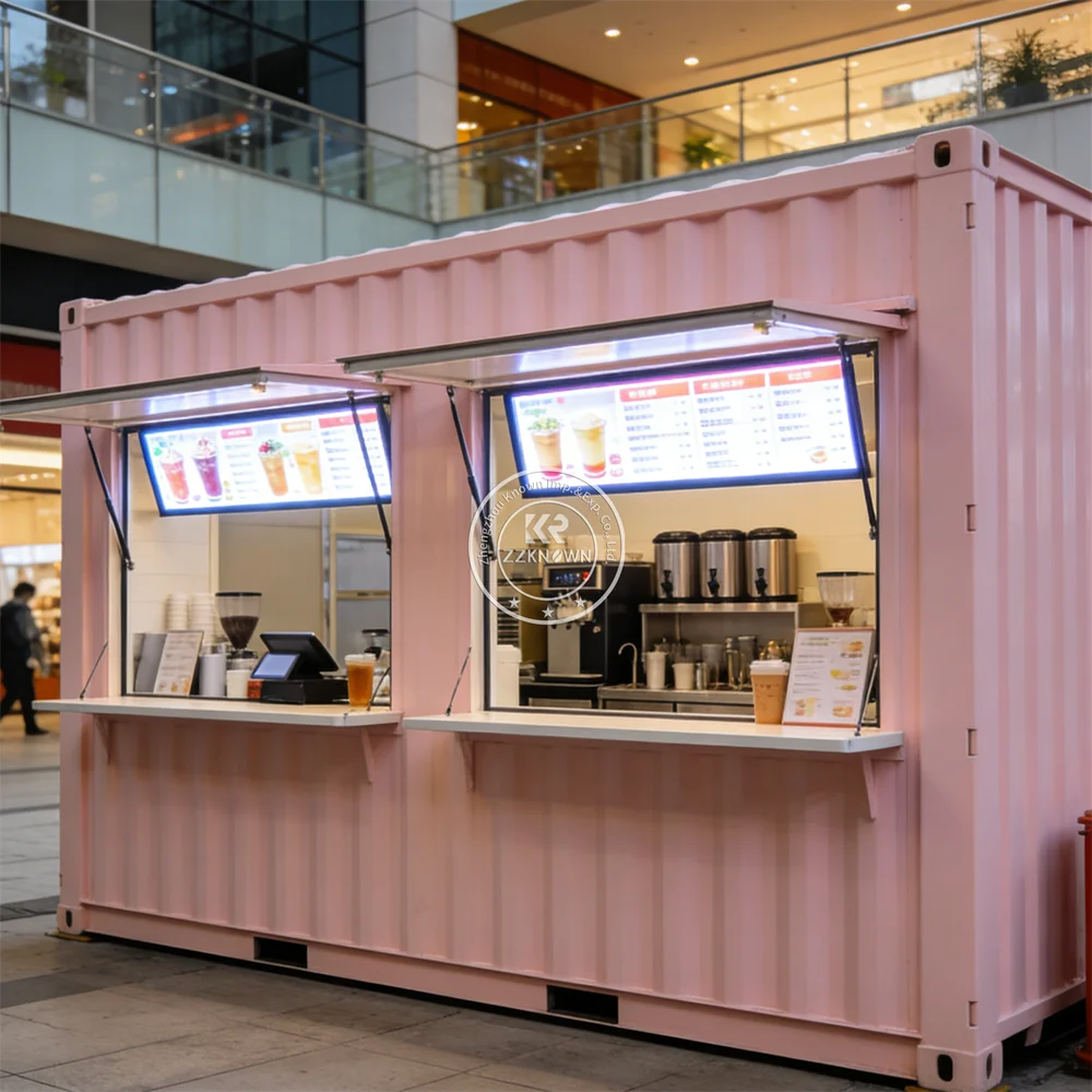 

Premium Prefabricated Container Bar Shipping Container Food Trailer Outdoor Coffee Tea Container Beverage Bar Fully Equipped