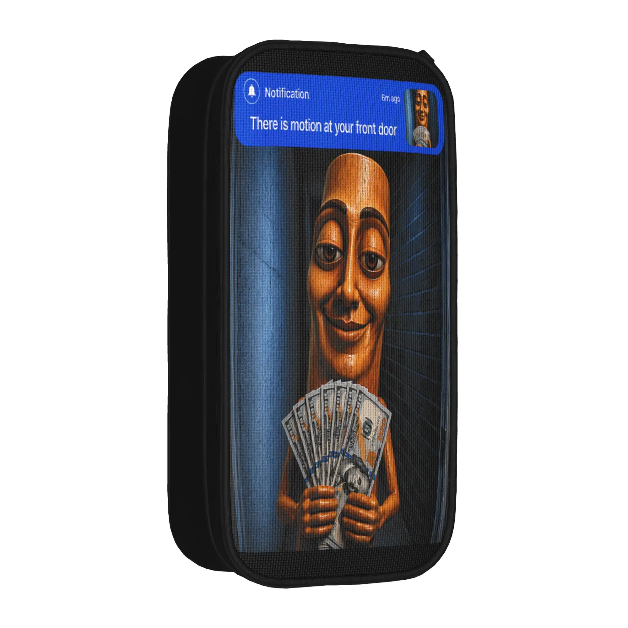 Lovely Pencil Case There is Motion at Your Front Tung Tung Sahur Money Pen Box School Pencil Cases Students Stationery Organizer