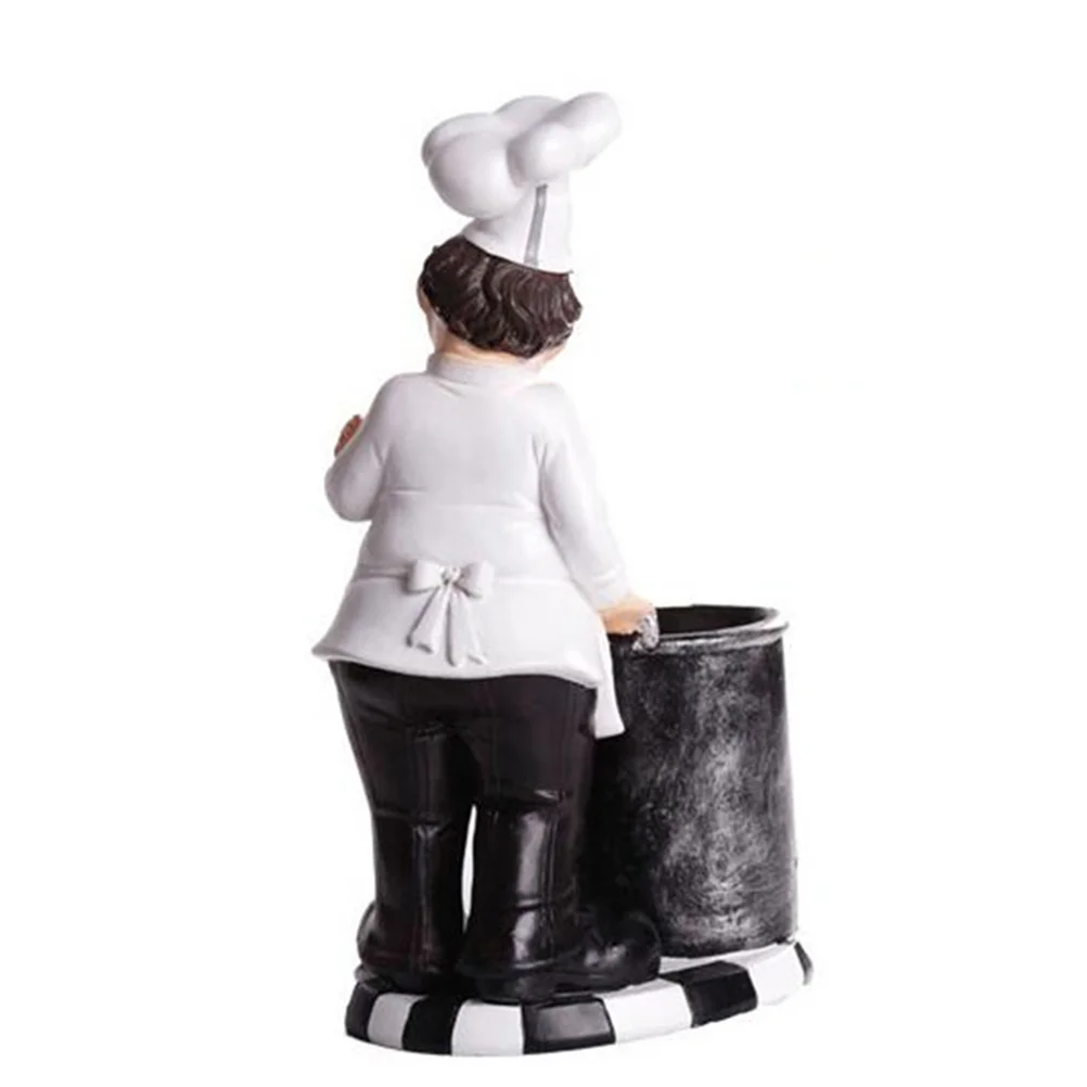 

Cooks Characters Chopstick Bucket Premium Resin Decoration Home Office Bakery Hotel Table Display Resin Crafts for Shelf
