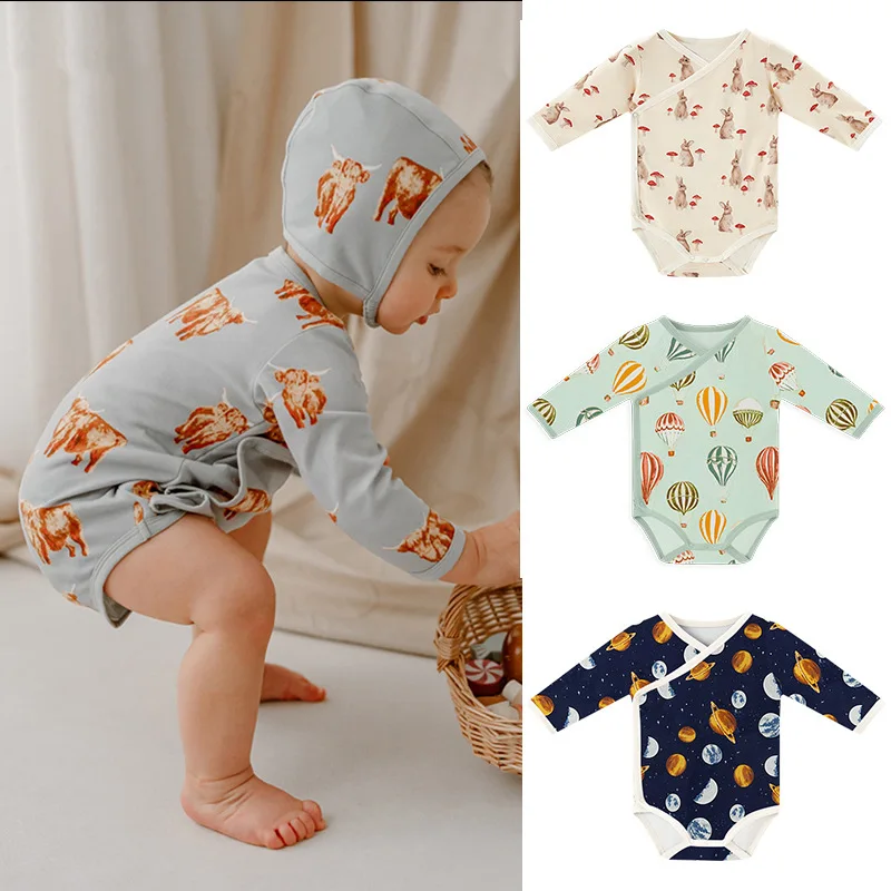 

Infant Baby Boy Girl Romper Cotton Printed infantil Jumpsuit Onesie Clothes Baby Newborn Soft Clothing Playsuits