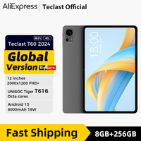 Teclast T60 12 inch 2K Tablet Android 13 8GB+8GB RAM 256GB ROM T616 octa-core 8000mAh 18W PD Fast Charging 4G VoLTE GPS Tablets