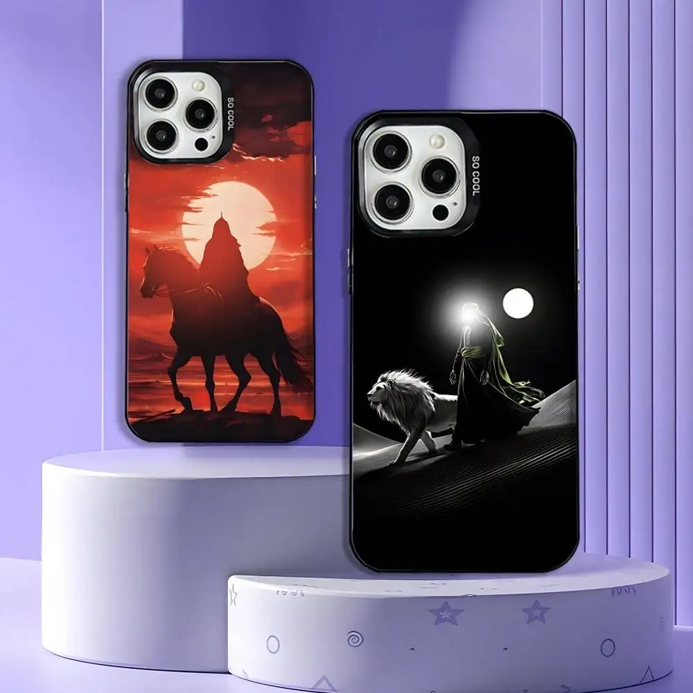 

I-Imam Hussain Shia Ali Phone Case For iPhone 17,16,15,14,13,12,11,Pro,Max,Plus,E,Air,Mini Black Tpu Cover