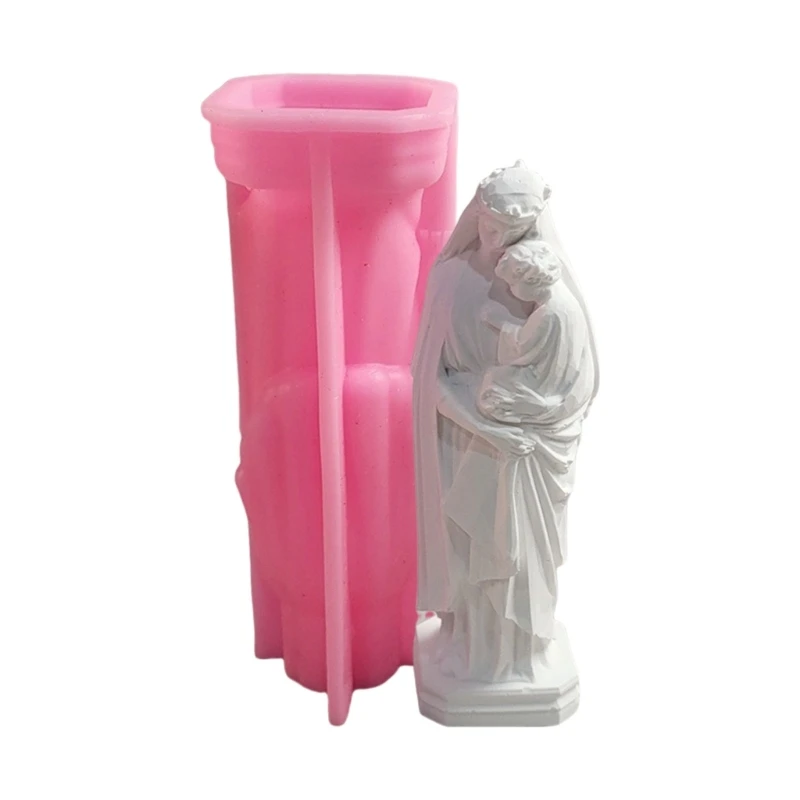 Creative Holder Sturdy Silicone Mold for Customized Designs Smooth Surfaces Portable and Practical Craft Supplies