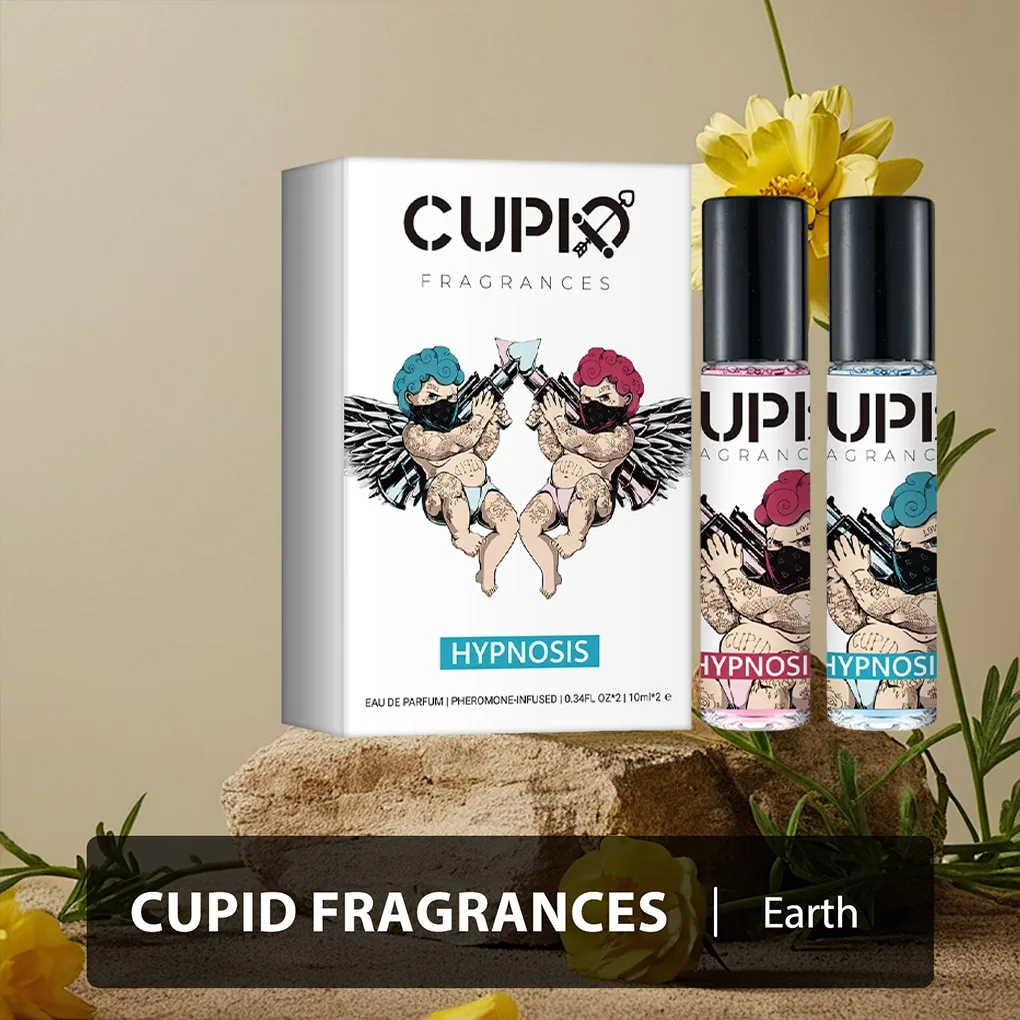 CUPID 2IN1 Unique Parfume For Men Captivating And Bold Aroma Exquisite Original Perfume Men Two scents 10ML*2PCS