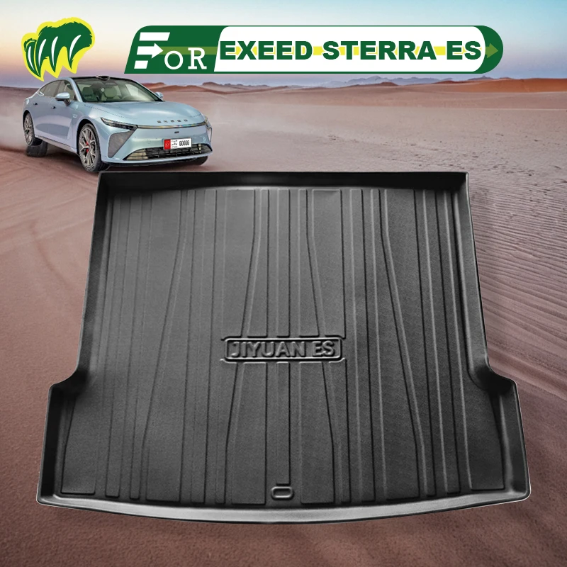 

For Chery EXEED STERRA ES 2024 TPE Custom Fit Car Trunk Mat All Season Black Cargo Mat 3D Shaped Laser Measured Trunk Liners