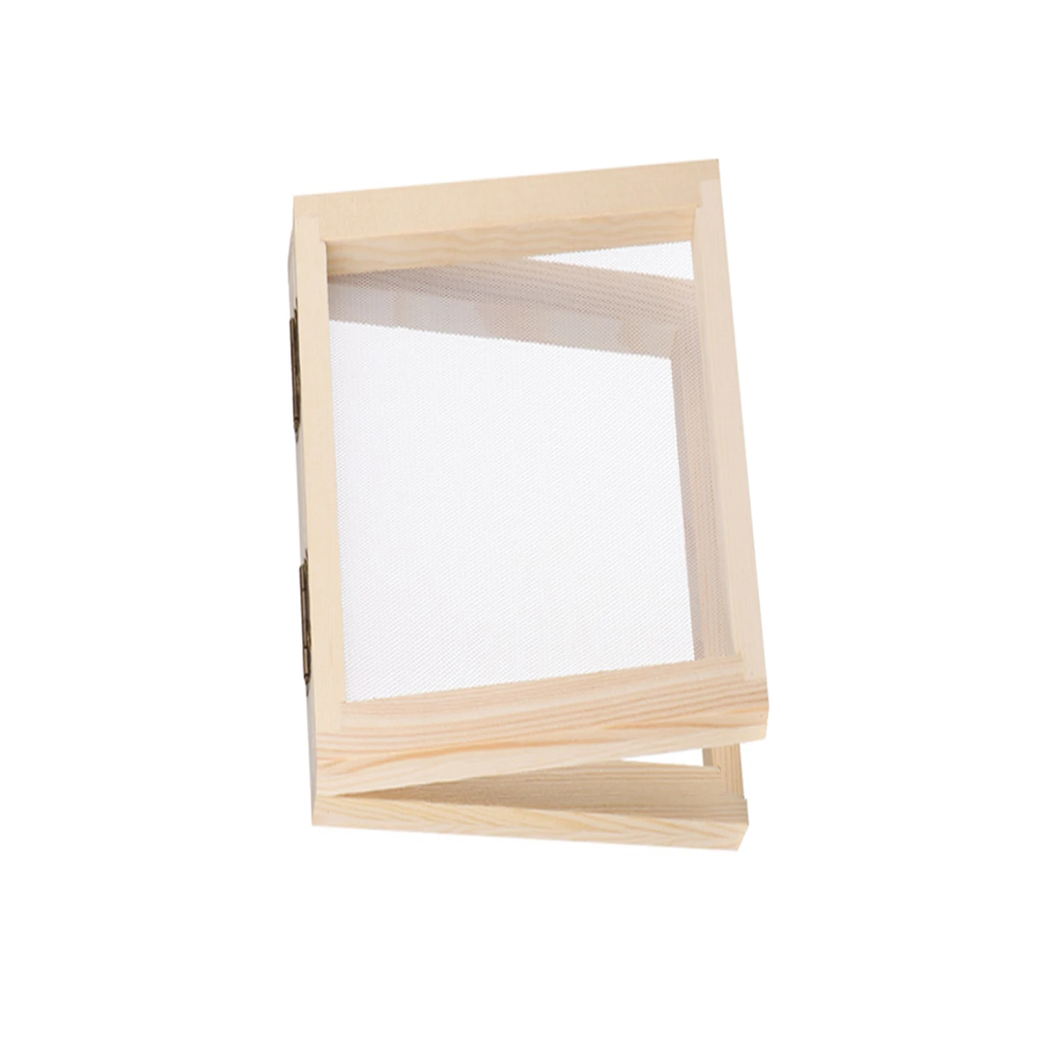 

Ретро ручная работа Художественные ремесла Набор для изготовления бумаги для переработки Изготовление бумаги Форма для экрана Рамка для экрана Деревянный держатель для бумаги