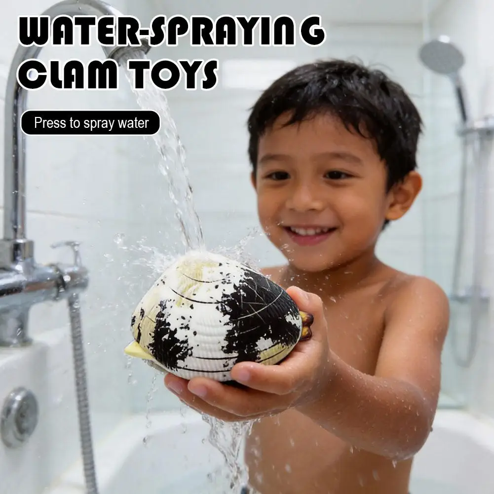 

Water-Spraying Clam Toys Tricky Water-Absorbing Marine Shellfish Mini Water Creative Small Gifts For Children April Fool R6D1