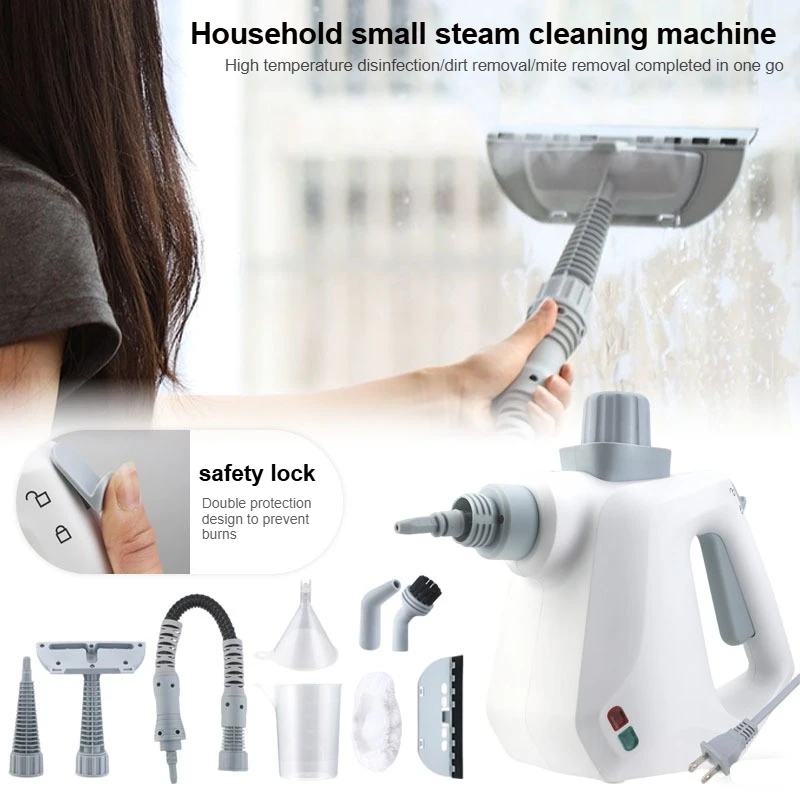Household Small Handheld Steam Engine Safety Lock Protection Kitchen High Temperature Steam Disinfection and Cleaning Machine