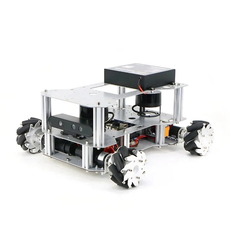 

Dual LiDAR ROS Robot Intelligent Car Raspberry Pi 5 Mobile Chassis SLAM Navigation