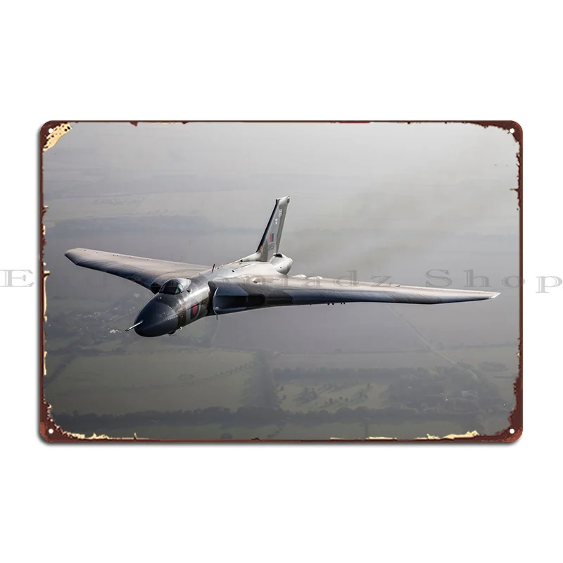 Avro Vulcan Bomber Metal Sign Rusty Kitchen Cinema Designing Cinema Tin Sign Poster