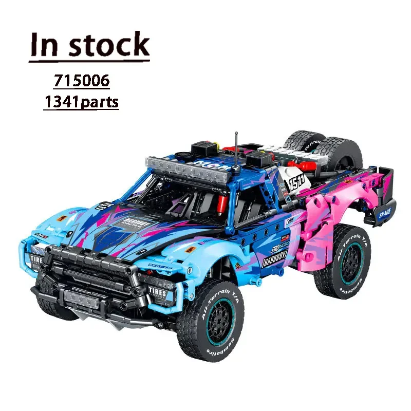 

New 715006 RC Racer 1341 Pcs Compatible MOC-113606 Champion Car Assembly Splicing Building Block Model Kids Building Block Toy