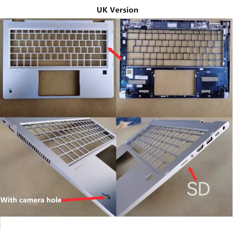 Imagem -03 - Laptop Lcd Tampa Traseira Caixa Superior Palmrest Parte Inferior Superior Shell para hp Probook X360 435 g7 g8 M46280001 Novo