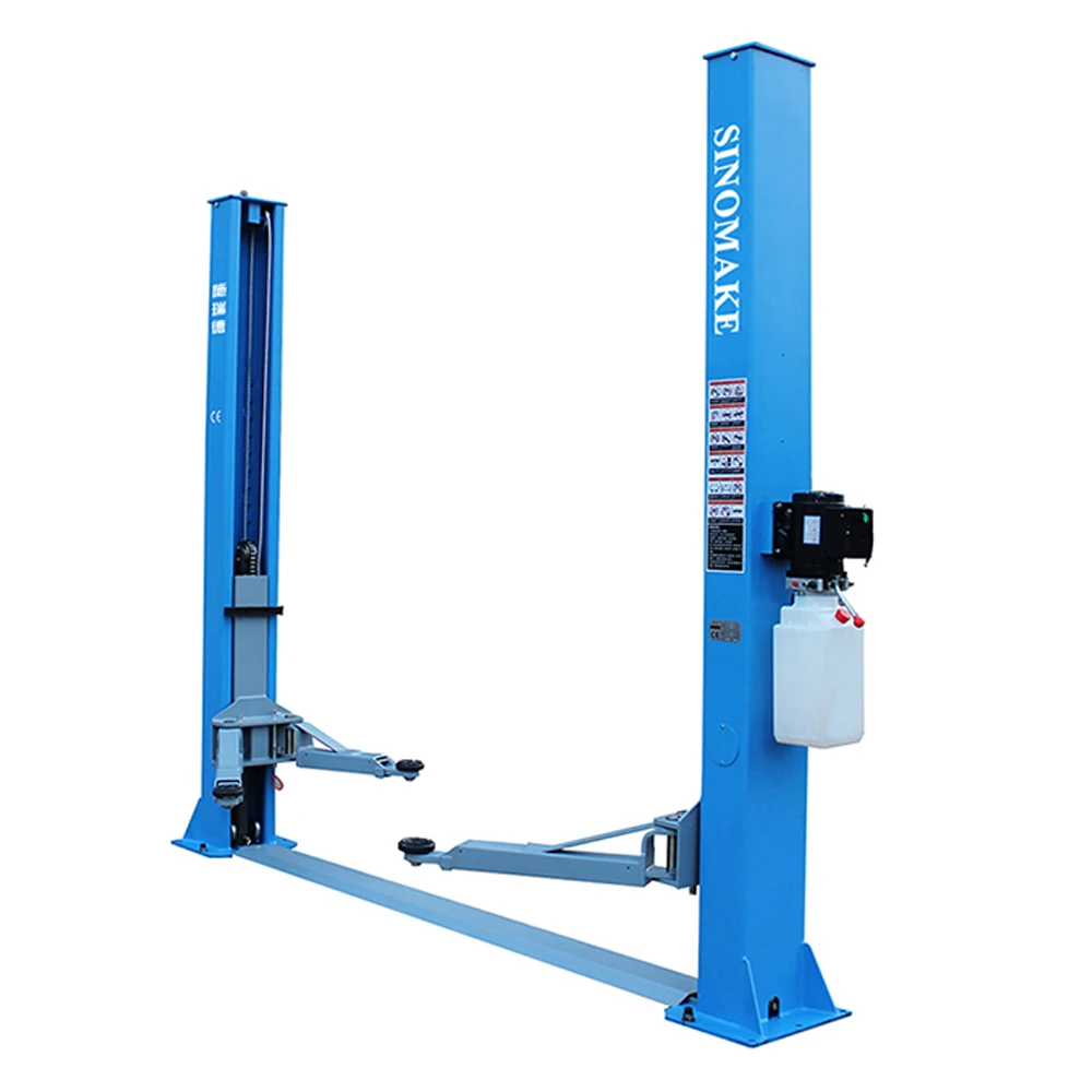 SM-T40 220V Double Cylinder Hydraulic Two Post Lift Machine Vehicle Equipment Car Lifts Weight 4T With CE