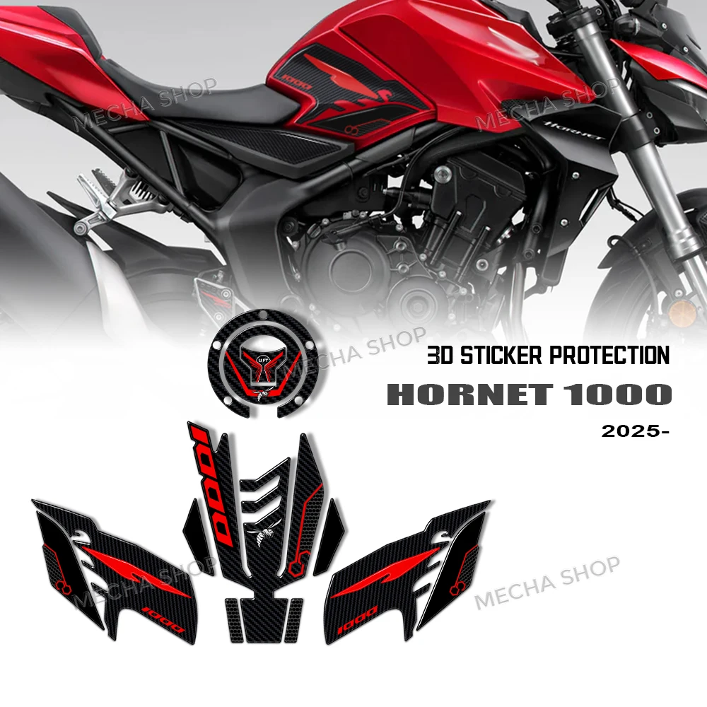 

New For CB1000 HORNET SP 2025 Motorcycle Accessories 3D Resin Sticker Protection Tank Pad Kit
