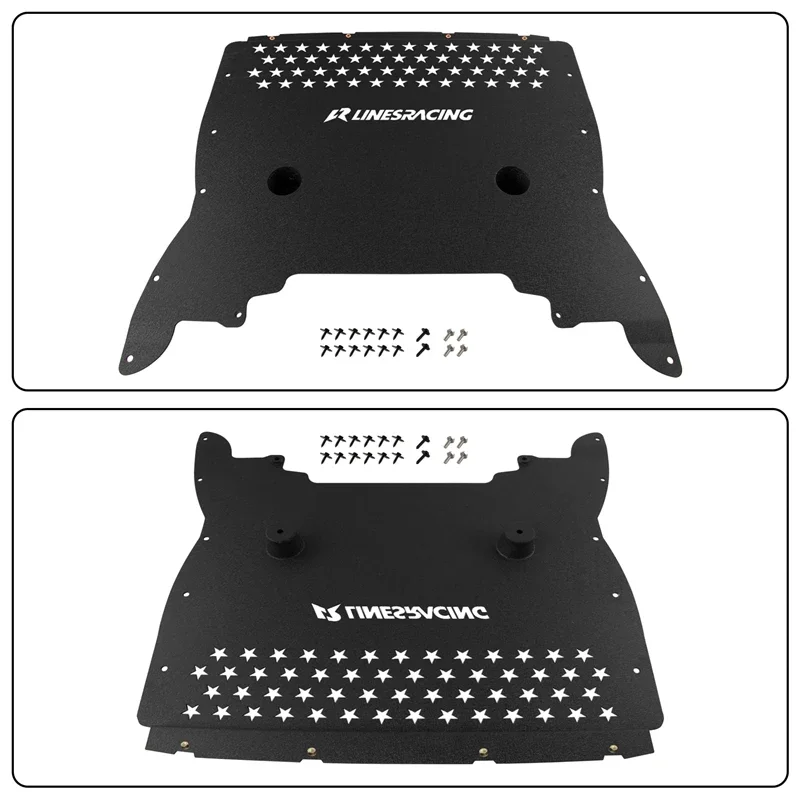 Placa antiderrapante do radiador de óleo de alumínio atualizada para BMW F90 M5/M5 LCI S63 4.4L 2018-2023 Vermelho/Preto