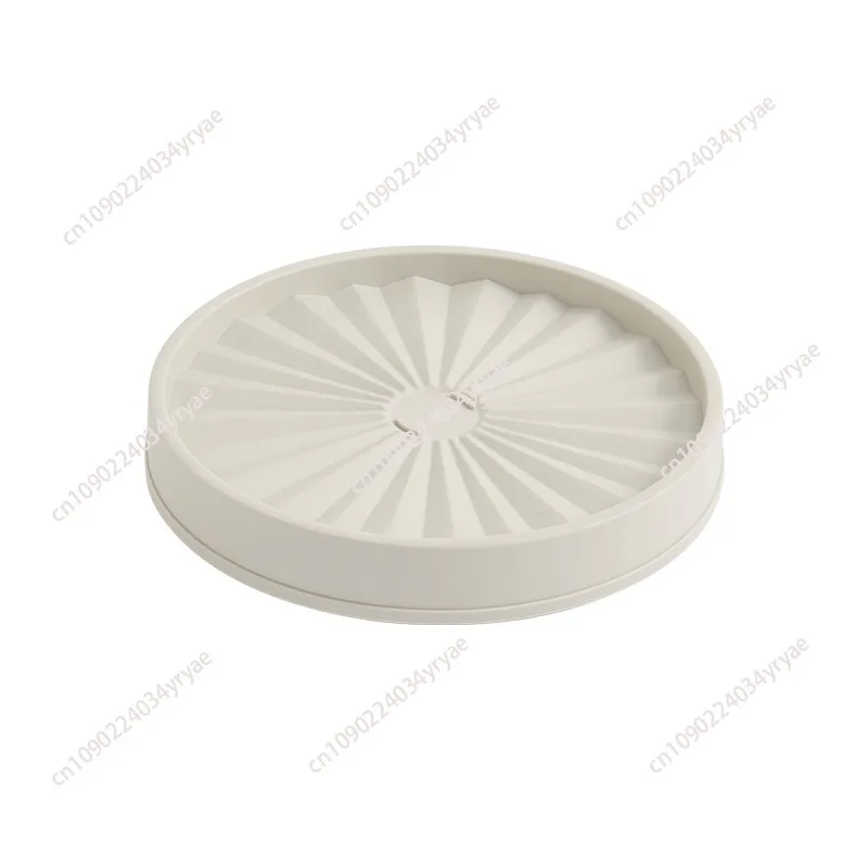 Thickened round movable flower pot tray, universal wheel, base roller, breathable resin plastic base