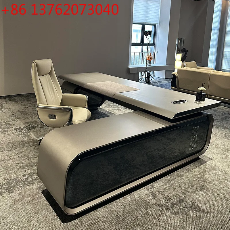 

Легкий роскошный стол начальника, элитный офисный стол, элитный офисный стол менеджера председателя