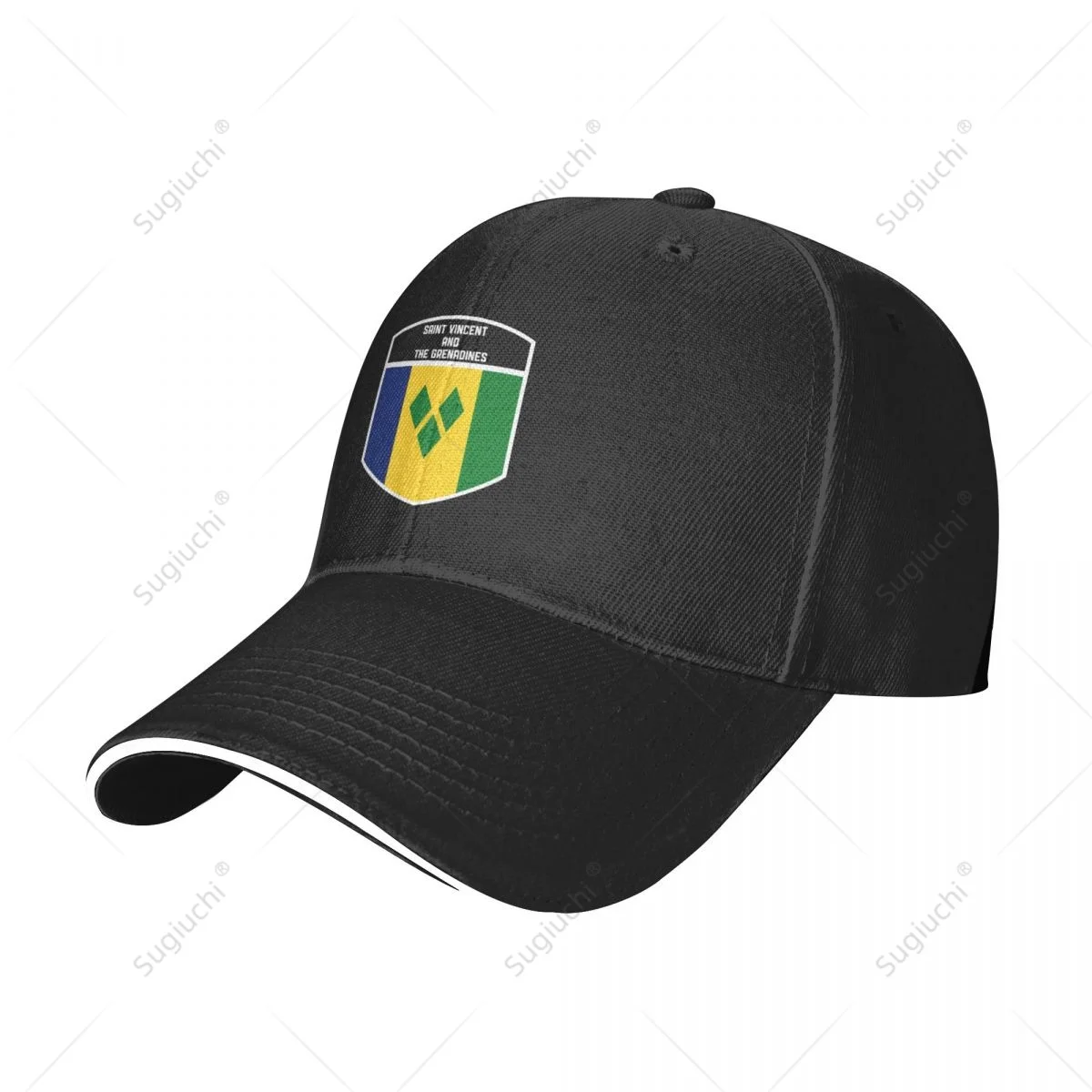 Multifunction Saint Vincent And The Grenadines Flag Shield Sandwich Baseball Cap Men Sports Casual Caps Golf Hat Fishing