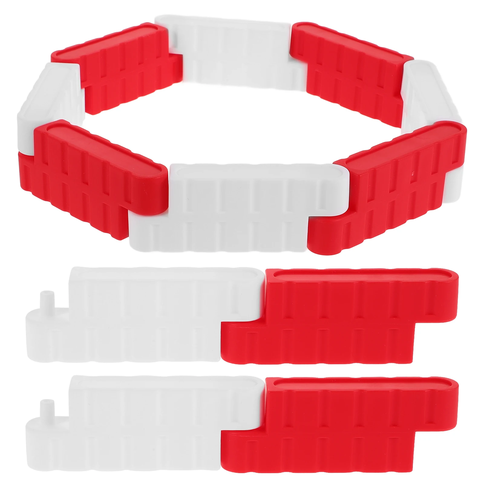 16 Stuks Vierwielaandrijving Rc Auto Racing Track Road Barrières Mini Verkeershek Drift Race Simulatie Wegversperringen Rc accessoires