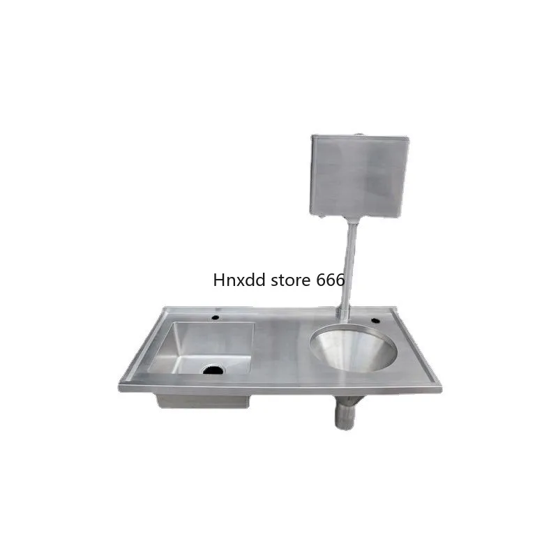 Wall-mounted installation hospital hygiene stainless steel wash basin matching