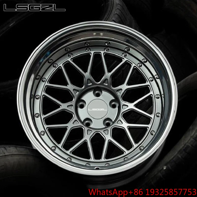 Forged 2-piece Custom Concave Luxury 5x114.3 5x130 5x120 for luxury C8 sf90 Deep Dish Alloy Rim 22 Inch Car Wheel