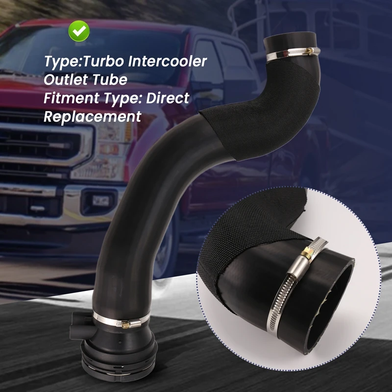 HC3Z6F073B Car Turbo Intercooler Outlet Tube For Ford Super Duty 2017-2019 HC3Z-6F073-B