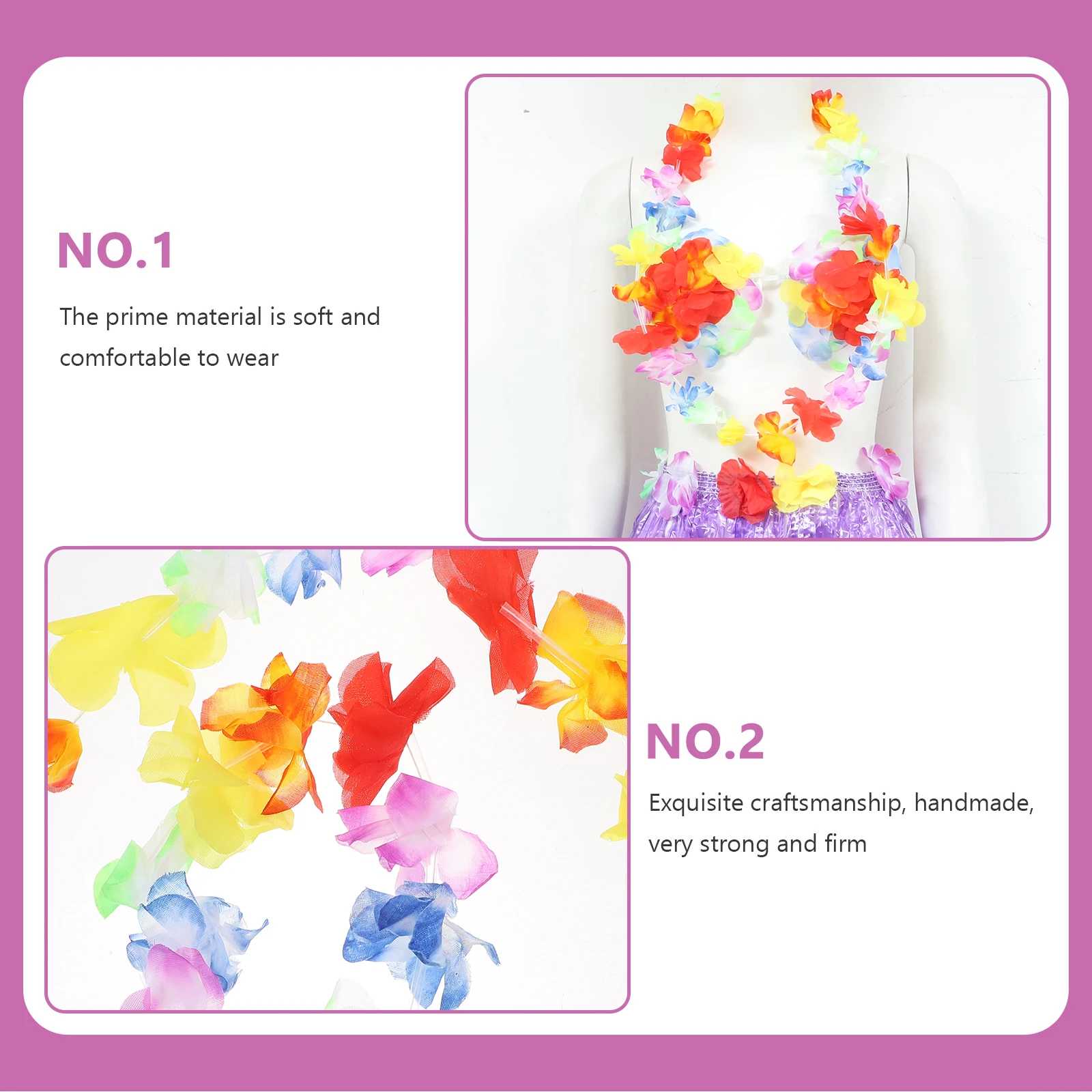 

6pcs Kids Dance Costume Grass Skirt Flower Necklace Bracelets Headband Bra Tropical Events Hawaii Luaus Parties Weddings