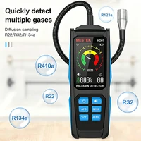 Analyseur de gaz halogénés Freon R22 R32 R134a, détecteur de fuites de réfrigérant pour climatiseur R404a R410a R123a 0-1000PPM HVAC HFC/HCFC 3