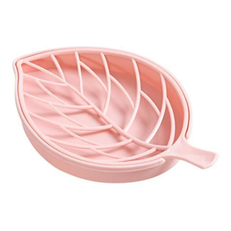 Neue Blatt Form Seife Halter Non Slip Seife Stand Fall Box Wc Dusche Tray Ablassen Rack Bad Gadgets Seifenschale