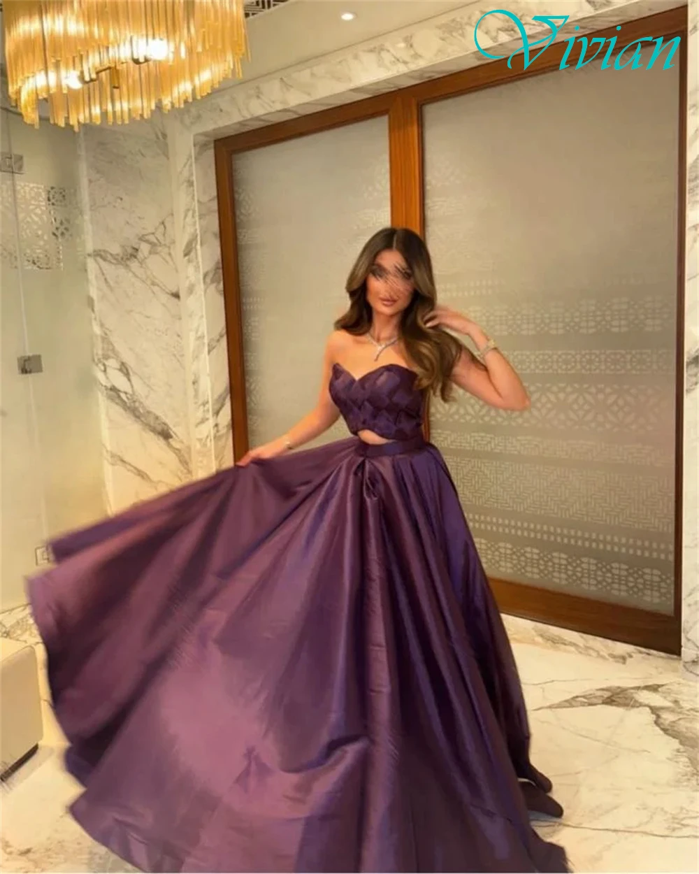 Sukienka wieczorowa na zamówienie, bez ramiączek, bez rękawów, elegancka, formalna, w kształcie litery A, delikatna, klasyczna, szyta na miarę, na specjalne okazje, modna sukienka na studniówkę.