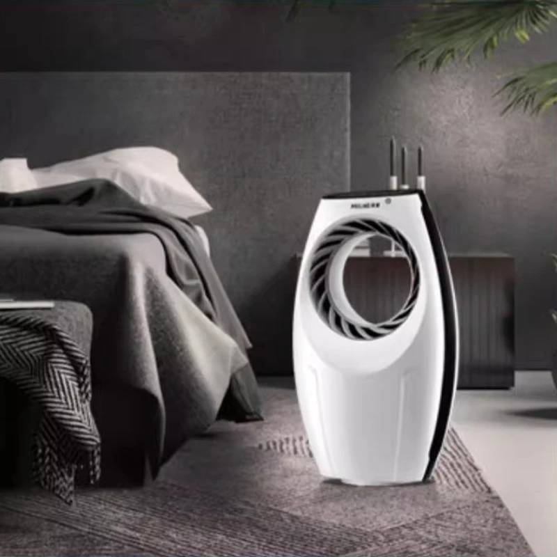 พัดลมทาวเวอร์ไร้ใบพัดพร้อมรีโมทคอนโทรล ระบบทําความเย็นภายในบ้านที่เงียบสงบเป็นพิเศษ ตัวจับเวลา 7.5H การออกแบบประหยัดพลังงาน & ตารางความปลอดภัยทําความสะอาดง่าย