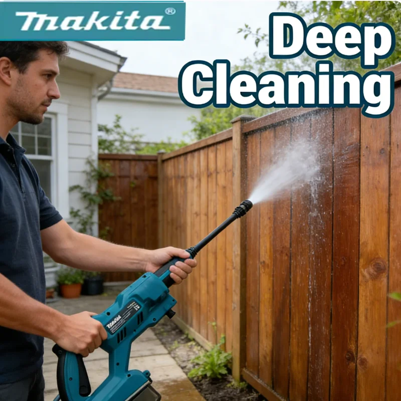 

Makita cleaning machine lithium battery 18V car wash gun outdoor portable high-pressure water gun DHW180 has five spraying modes