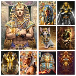 Egyptian Methology Pharaoh AB Diamond Painting Art Full Sqaure Round Drills Thutmose Egypt King Mosaic Home Decor