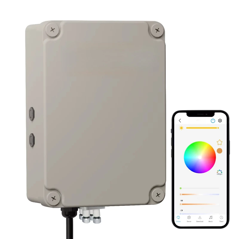 

Junction box Waterproof electronic shell Ip65 aluminum waterproof box Signal receiver Lighting control system