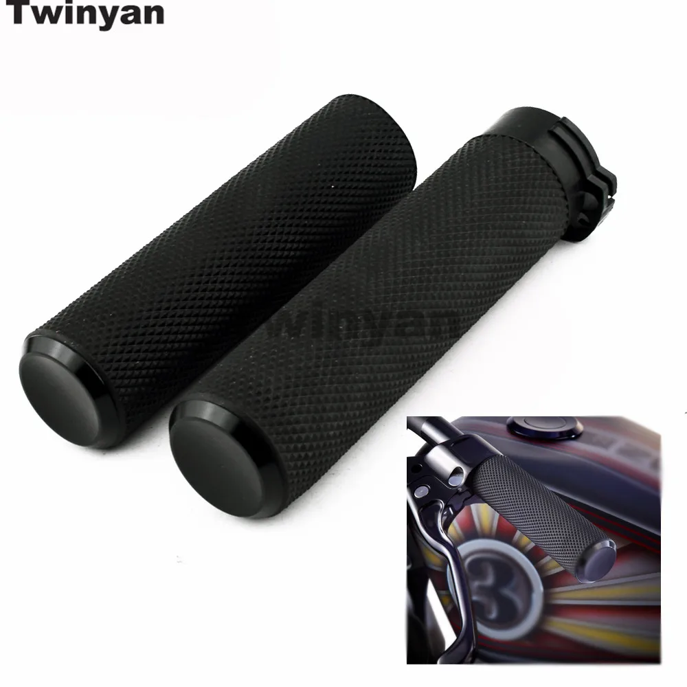 

1 "25 мм ручка для руля мотоцикла, резиновые ручки для мотоцикла для Harley Sportster Softail, аксессуары для ручки двигателя