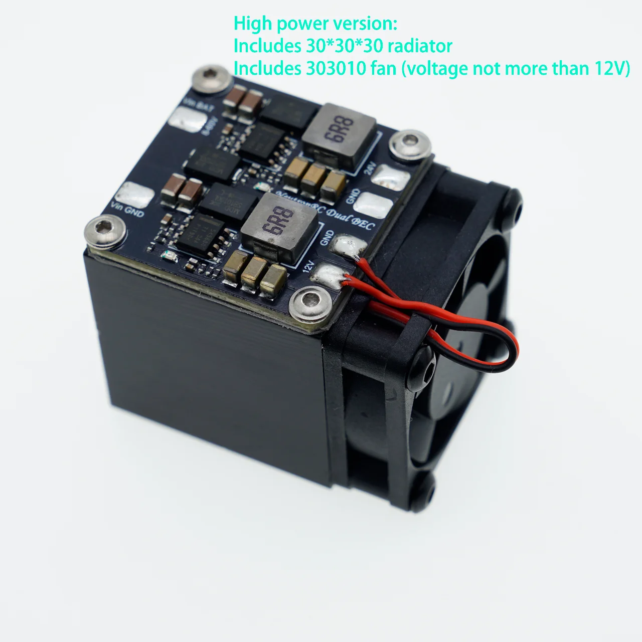 NeutronRC High Power Dual BEC 7-60V Eingang | Perfekte Stromversorgung für RC-Modelle mit hoher Leistung