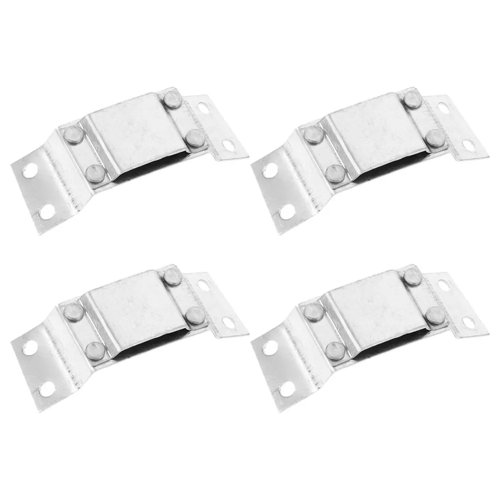 

4Pcs Flashlight Holder Aluminum Alloy Mount Bracket Headlamp Clip for Hard Hat Mining Construction Workplaces
