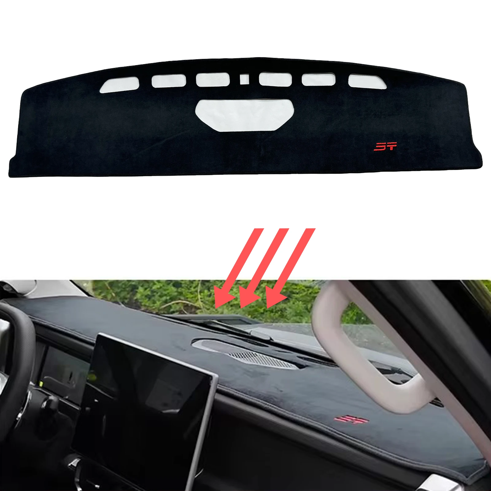 

for Jetour T2 Traveller 2024 2025 Car Dashboard Mat Dash Mat Dashmat Sunshade Protective Carpet