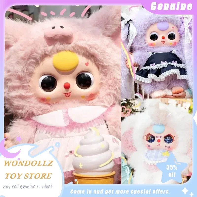 

Genuine Baby Three 1000% V2 Voyage Series Blind Box Cute Plush Doll Collection Model Room Desktop Decor Ornament Surprise Gift