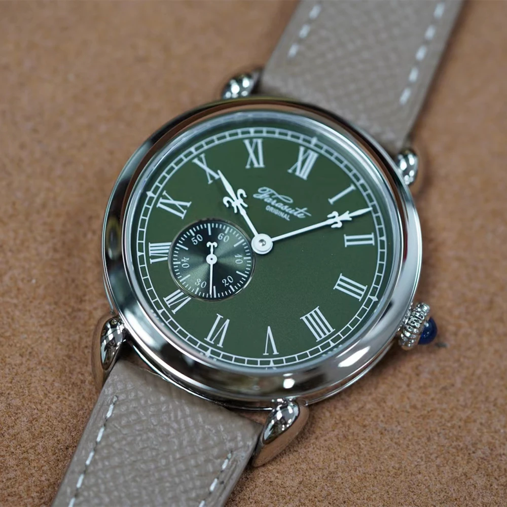 FARASUTE Men Automatic Watch 40mm Mechanical Wristwatch Sapphire Mirror Enamel Dial Hangzhou5000 Micro Rotor