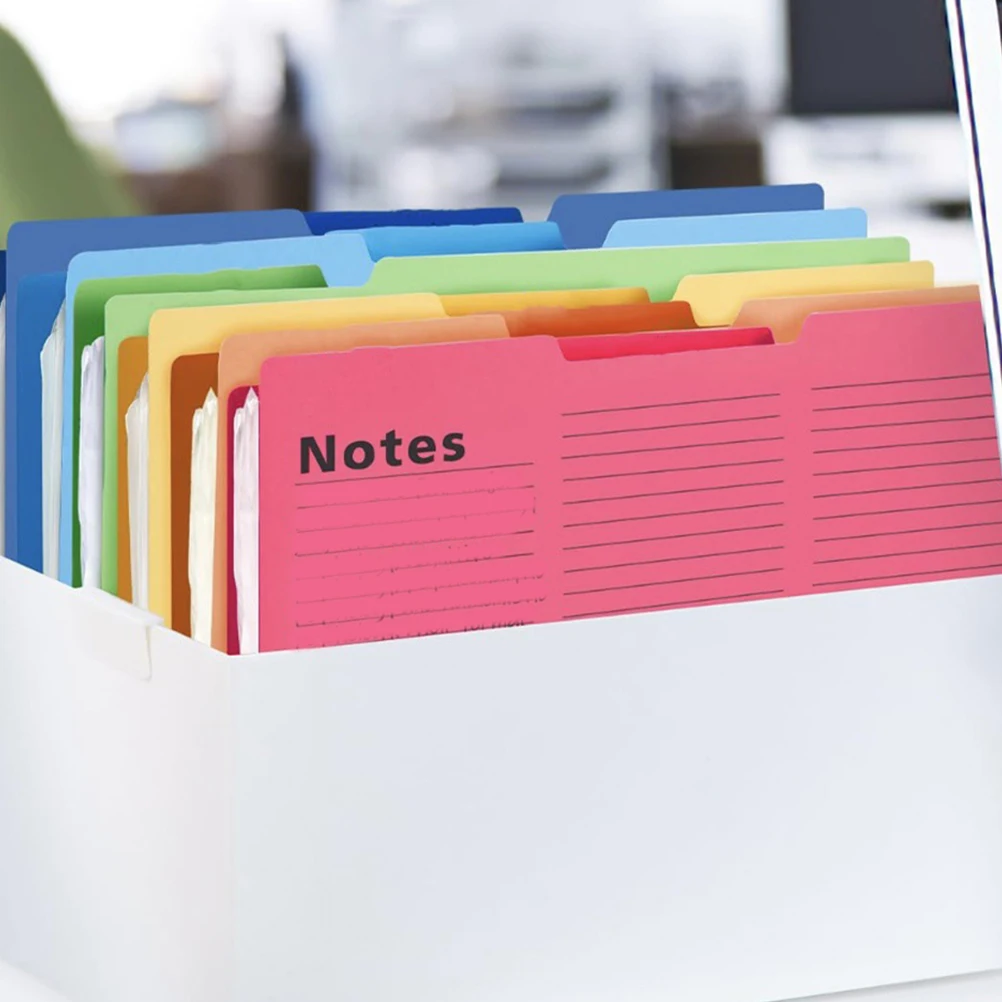 

16Pcs Colorful File Folders Paper Organizer Bright Design Lightweight Portable for School Office Home Documents