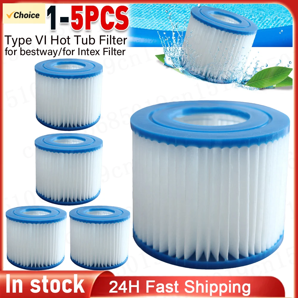 Filtro de repuesto para piscina, 1-5 uds., apto para cartucho de filtro Flowclear Size VI Lay Z Spa Miami Vegas Palm Springs