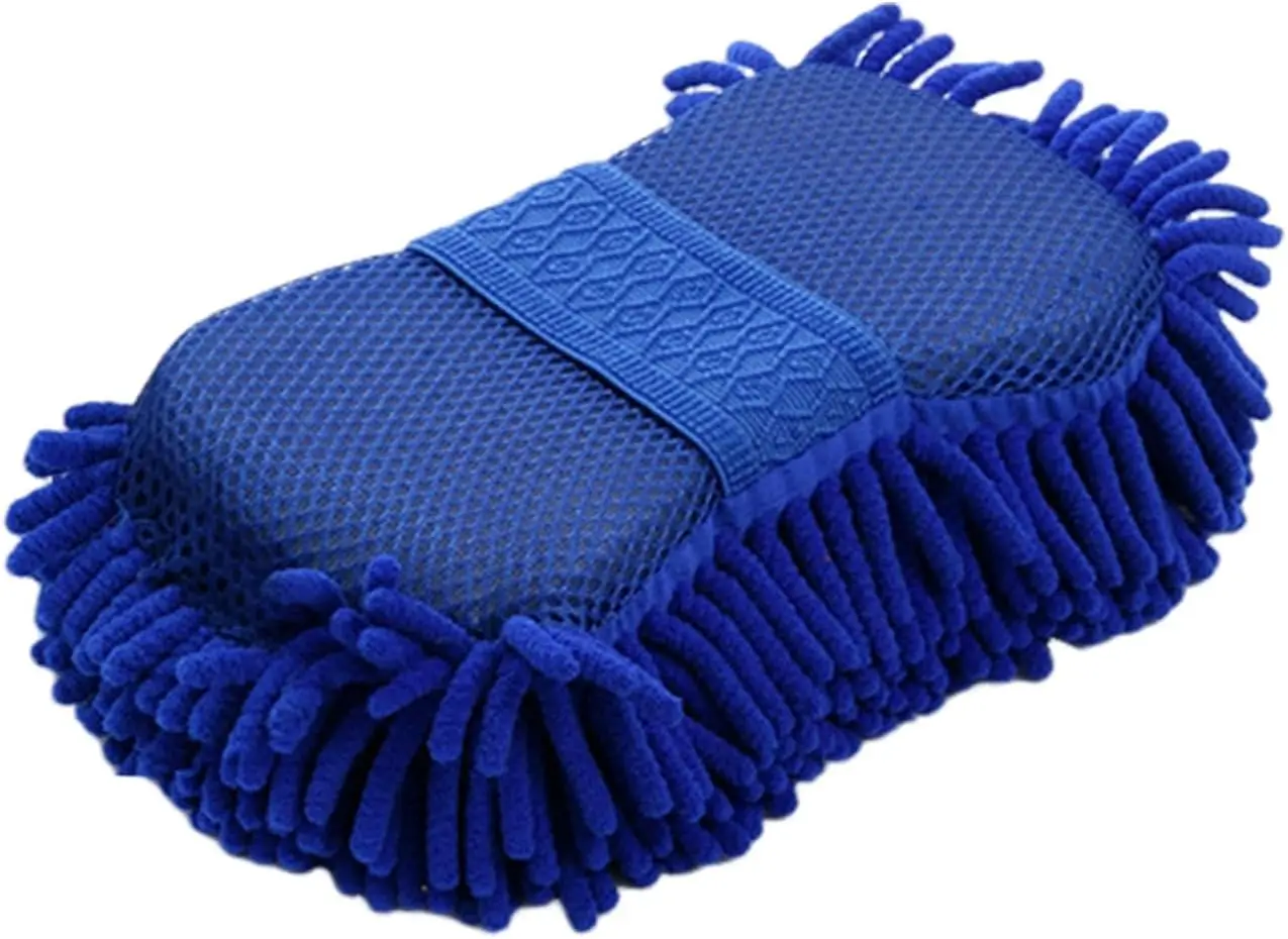 Car Wash Brush Double-Sided Mitt Cleaning Sponge Design Scratch-Free  Absorbent Lint-Free Glove Sponges Washing Pink