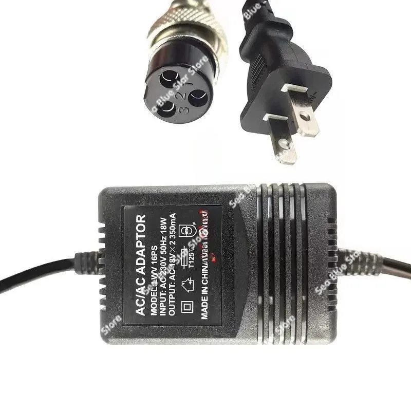 Mixer Power Adapter 3 Pin 3 Hole F4 F7 166CX Adapter CT80S 82CX Dual 18V Universal Transformer
