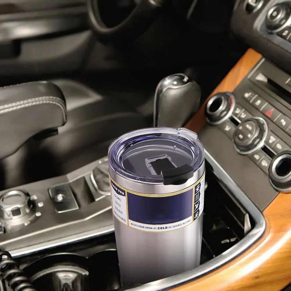 

6Pcs Reusable Cup Lid Replacement for Car Mug Tumbler Leak Proof Sealing Plastic Cover for Coffee Tea Travel Spill Protection