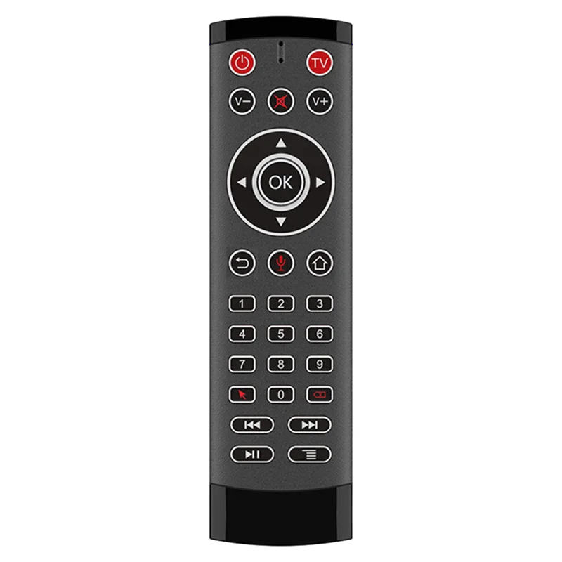 Rack Pro-Télécommande sans fil Air Mouse pouvez-vous ro, contrôle vocal, mini clavier pour Android TV Box, 2.4G, 29 prédire