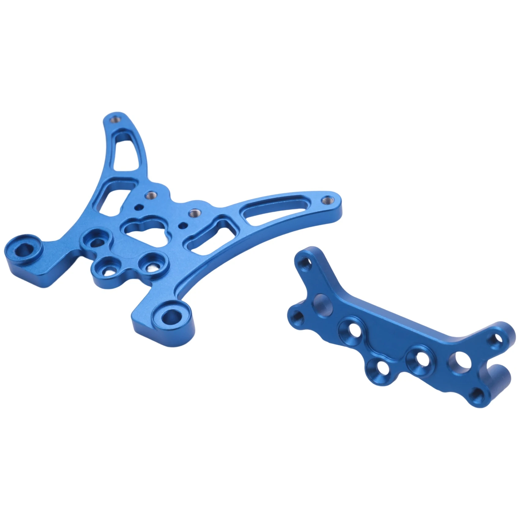 

A63T-2Pcs Metal Front And Rear Shock Tower For Tamiya TT-02B TT02B 1/10 RC Car Upgrade Parts Accessories
